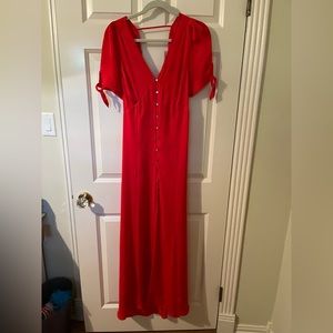 Express x Karlie Kloss Red Dress 10